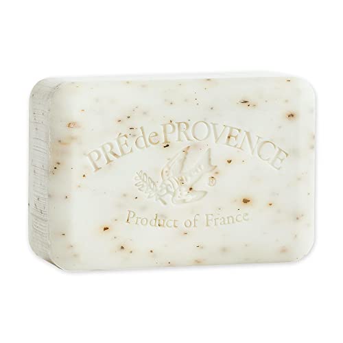 Pre de Provence Artisanal Soap Bar, Enriched with Organic Shea Butter, Natural French Skincare, Quad Milled for Rich Smooth Lather, 8.8 Ounce, White Gardenia