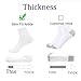 RICHBULL 10 Pairs Thin Crew Socks for Men & Women, Breathable Casual Athletic Ankle Socks, (Black)