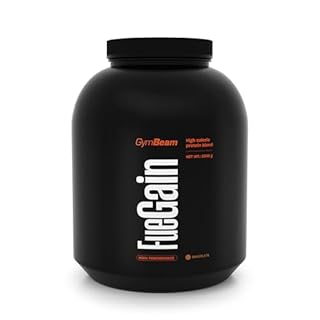 GymBeam FueGain – Gainer per Massa Muscolare con Alto Contenuto di Proteine e BCAA – Weight Gainer con Vitamine e Minerali per Crescita Muscolare e Salute delle Ossa (2500 g, Cioccolato)