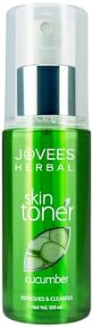 Jovees Herbal Cucumber Skin Toner | Toner for Oily, Sensitive, and Acne Prone Skin | Pore Tightening and Glowing Skin | For Normal to Oily Skin | Paraben and Alcohol Free | 100ML New