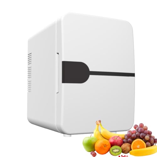 Generico Mini nevera para coche, nevera portátil para coche | Congelador de coche de doble uso de 6 litros | Nevera coche 12 V DC 220 V AC, dispositivo de refrigeración portátil de viaje coche pe