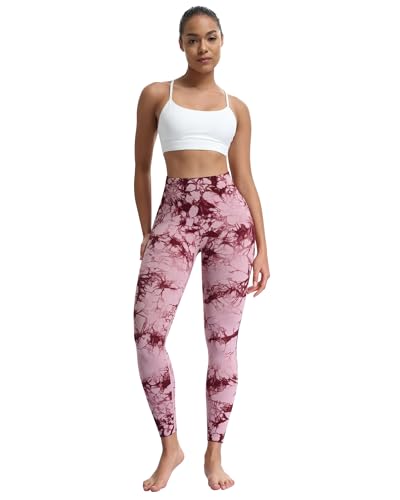 Image of ATHVOTAR Workout Gym Leggings Women, High Waisted Seamless Butt Lifting Scrunch Butt Sports Leggings