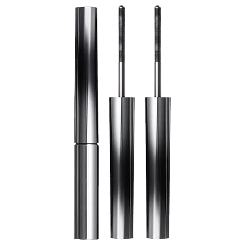 2 piezas de rímel metálico,Máscara de Pestañas de Varilla Metálica,Mascara de Pestañas 3D Waterproof,Máscara de Pestañas de Varilla Rizadora 3D,Lash Mascara 3Ds