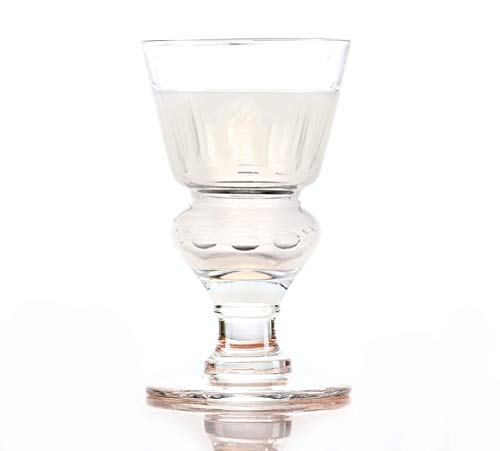 Amehla Original Absinthe Glass: Set of 4 Glasses - Vintage Reservoir Pontarlier Style
