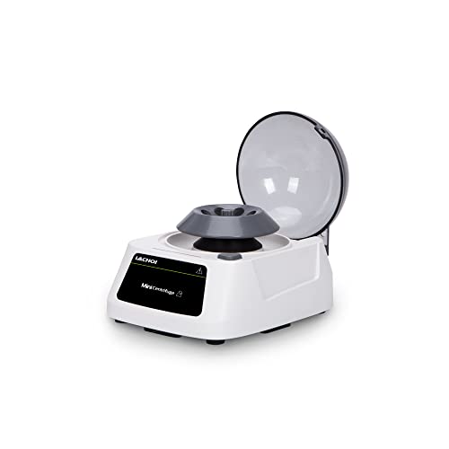 Lachoi Mini Lab Centrifuge Machine 8000Rpm Fixed Speed 2800×G Rcf Mini Microcentrifuge Scientific Mini Centrifuge Benchtop With 2 Rotors For 8×0.2/0.5/1.5/2Ml Tubes&2×8×0.2Ml Pcr Strips Low Noise #TOP3