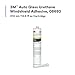 3M Auto Glass Urethane Windshield Adhesive, 08693, Medium Viscosity, High-Strength, Fast-Curing, 310 mL/10.5 fl oz Cartridge , Black