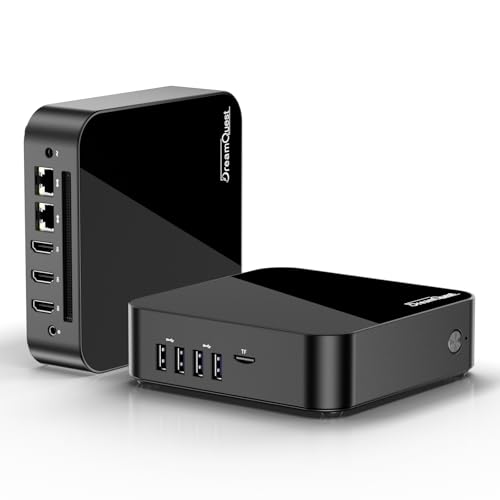 DreamQuest Mini PC W-11 Pro,12GB Enhanced DDR5(4800MHz) RAM,Intel
