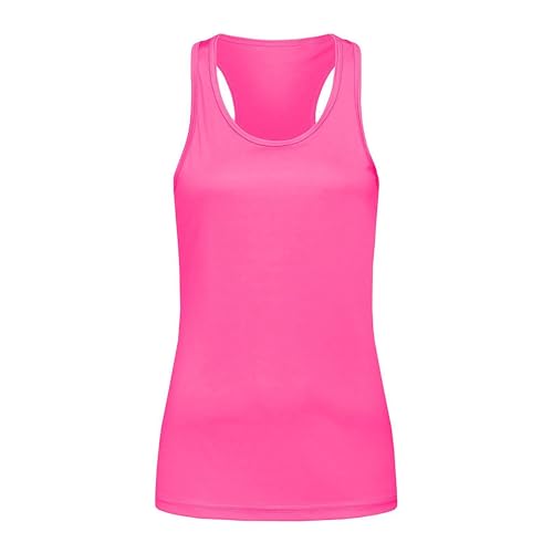 Niscioma Canotta da Donna con Spalline, Canottiera Top Sportivo Femminile per Palestra, Corsa, Yoga - Comodo, Traspirante, Elegante - Smanicata - Senza Maniche - Vari Colori e Taglie
