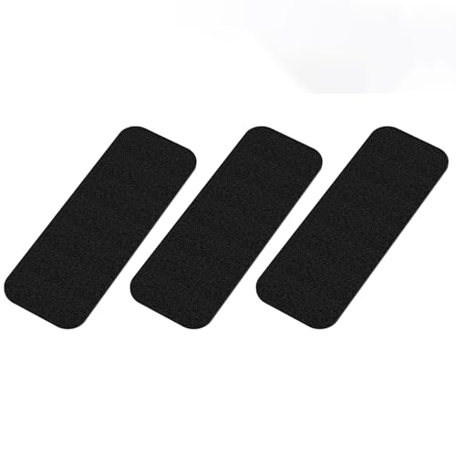 WERPEKA 3 Pack Ceiling Fan Filters for Blades, Activated Coconut Carbon Fan Filter for Ceiling Fan, Easy-Stick Universal Air Filter for Common Household Contaminants