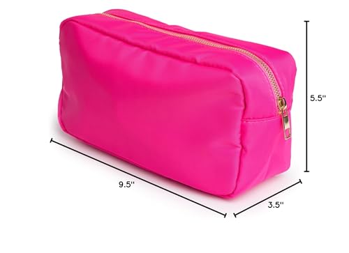 Stoney Clover Dupe Cosmetic Bag - (Hot Pink, Large)4