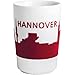 Produktbild KAHLA 394605A26394C touch! Maxi-Becher 0,35 l Skyline rot Hannover, Souvenir Hannover, Souvenirbecher Hannover, Hannover Andenken