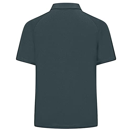 Image of MOHEEN Golf Shirts for Men Lightweight Dry Fit Print Moisture Wicking Performance Short Sleeve Sports Polo Shirt