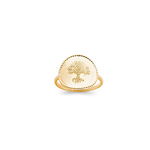 Bague Syracuse en Plaqué Or un design prestigieux aux détails soignés