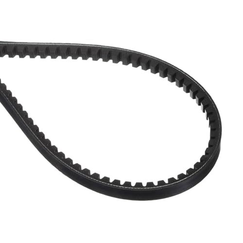 uxcell BX27 EPDM V-Belt, Raw Edge Cogged Industrial Rubber V Belt 0.67" Width x 27" Inside Circumference