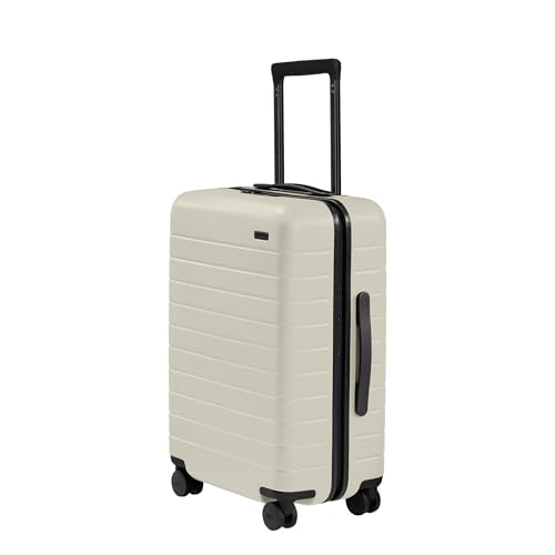 Away Bigger Carry-On Luggage - 23-Inch Lightweight Hardside Suitcase with 360 Spinner Wheels Interior Compression System TSA-Approved Lock - Salt White Matte