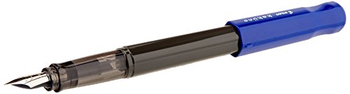 Image of Pilot Kakuno Medium-Nib Fountain Pen, Black Body Blue Cap Body (FKA-1SR-LM)