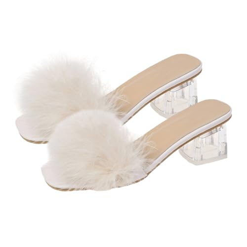 Slippers pour femmes à talons épais doux qui ne font pas mal aux pieds
