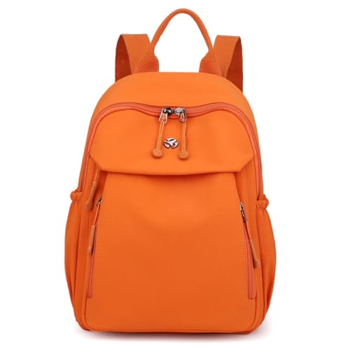 YANAER Mini Backpack for Women Small Backpack Lightweight Purse Cute Stylish College Bookbag Casual Daypack Work Travel PartyOrange