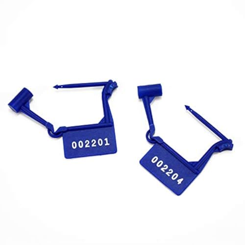 LeadSeals Plastic Security Padlock Seals Numbered Tamper Proof Disposable Self-Locking