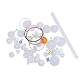 WEKAMOS 60個 プラスチック製ギア 入り 軽量 耐久性 ロボット部品 メカニカルモデル用 多種ギアアソートメント 車アクセサリー