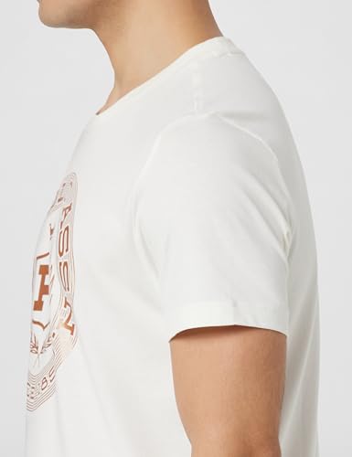 Image of U.S. POLO ASSN. Denim Co. Mens White Half Sleeve Cotton Fitted T-Shirt