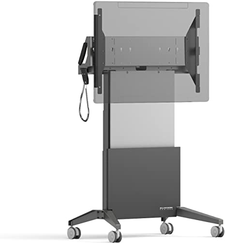Salamander Designs - FPS1/EL/CSP55/GG - Salamander Designs Electric Lift Mobile Stand Designed for Webex Board Pro 55 - Up to 55 Screen Support - 175 lb Load Capacity - 70.7 Height x 47.8 Width x 27.4