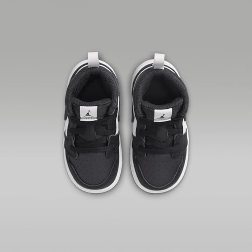 Jordan 1 Mid Baby/Toddler Shoes (DQ8425-010, Black/Summit White/Off Noir)4