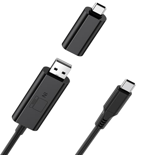 CIDETTY USB-A/C Video Signal Conversion Cable for Laptop Screen Extender, Designed for Laptop Without Type-C/HDMI Port for Extra Screen, Compatible...