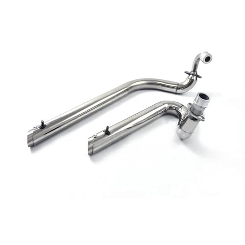 Kit échappement Drag Pipes acier brossé pour Yamaha XVS650 V-Star