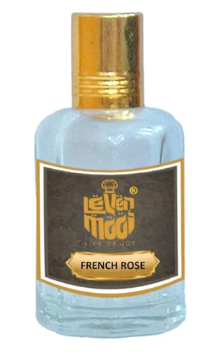 Attar de rose française élixir de parfum en huile longue durée flacon hermétique unisexe 50ml