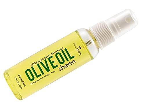 Black Queen Olive Oil Sheen Spray para cabello 4C - Pack de 3 miniatura 1