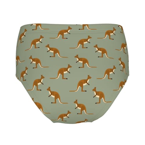 Animal Print Girls' Underwear Soft Cotton Little Girls Panties Briefs2