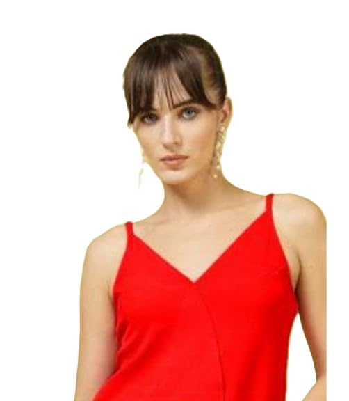 Women's Sleeveless V Neck Slim Fit Button Front Tank Top-picture-16