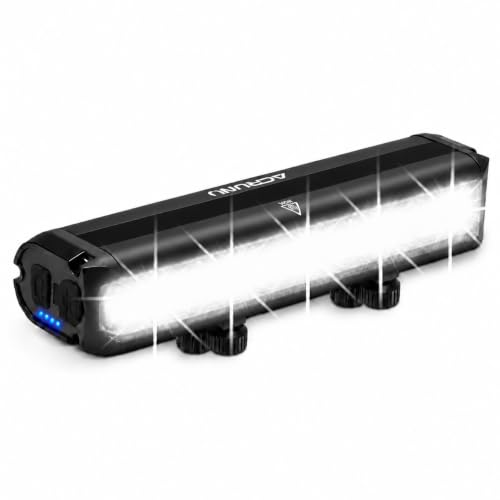 ACRUNU LED Bike Light USB Rechargeable Light Bar for Ebike