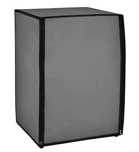 Image of Amazon Brand - Umi. Front Load Washing Machine Cover Suitable for Bosch 6.5 Kg, 7 Kg, 7.5 Kg, 8 Kg, 8.5 Kg, 9 Kg (63cmsX63cmsX81cms, GREY)
