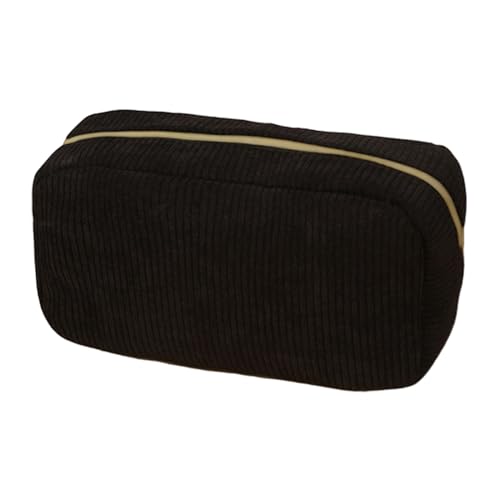 Nubamzy Estuche organizador de pana, organizador de artículos de papelería para escuela secundaria, universidad, para viajes, viajes, viajes, pintura, marcado, diario, Black, Consulte la descripción