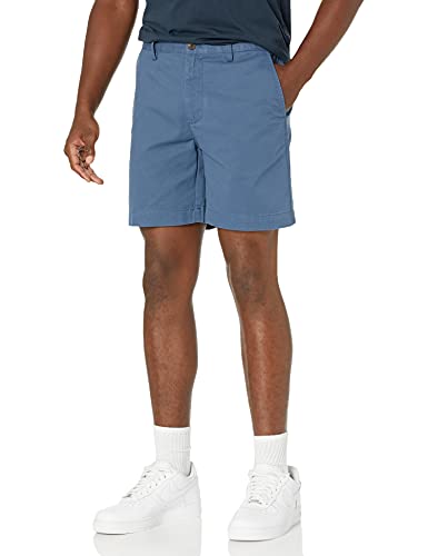 Amazon Essentials Men's Slim-Fit 7" Chino Shorts, Deep Blue, 32 - image 1