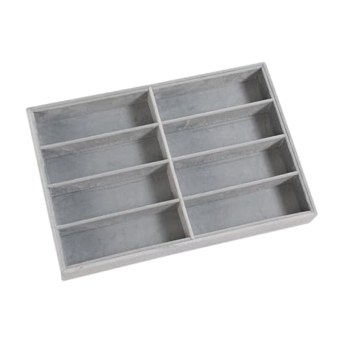 Boîte de rangement pour lunettes anti-rayures à 8 compartiments