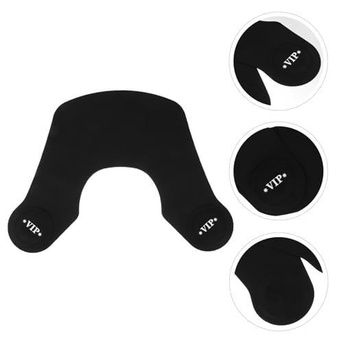 Capa de corte de cabello de silicona negra unisex miniatura 7