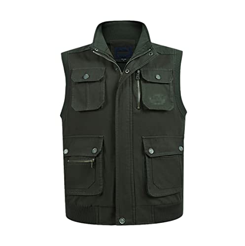 Gilet décontracté homme multi-poches idéal pour photographe