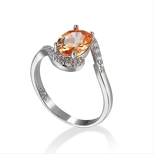 Anneau de fleur de doigt pour les femmes en argent poli pour mariage