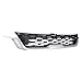 TYG Front Grille Fit for 2021 Kia Seltos EX/Nightfall/S/SX Model with Chrome Molding, OE Style Replacement Non-Active Exterior Grille, Replaces 86350-Q5310 KI1200215