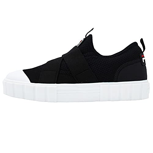 Tênis Classic Court Adapter, FILA, Feminino, Preto/Branco/Vermelho, 39