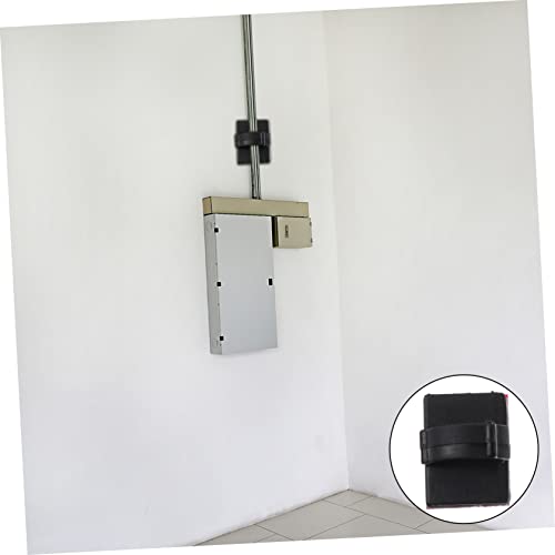 Clips adhesivos para cables 100 pcs en plástico negro | Almohadillas adhesivas fuertes, sin necesidad de perforar, plástico resistente a la corrosión, buen aislamiento, accesorio para gestión de cables miniatura 3