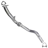 Exhaust Front Flex Pipe Compatible for Volkswagen Passat 1998-2005 1.8L | Stainless Steel | Northeastern Exhaust | Free Gasket and Clamp Included | Direct-Fit Replacement