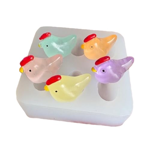 Molde De Chocolate Pollito Pequeño Moldes Adorno Seguros Textura Silicona Apto Horno Niños Apto Lavavajillas Jabón En Forma Pollo Molde Cubitos