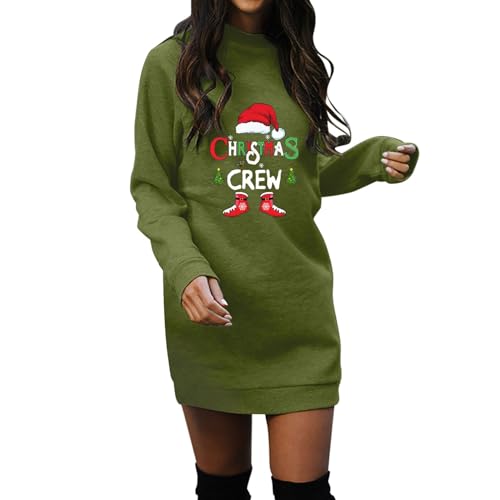 weihnachtspullover damen baumwolle Damen Sexy Weihnachts Sweatershirts 3D Druck Weinglas Rentier Freizeit Modischelangarm Rundhalsausschnitt Leichtes...