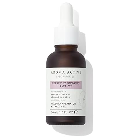 AROMA ACTIVE LABORATORIES Sleep Overnight Recovery Face Oil 30ml - Skin Recover From The Blue Glow, De-stress, Sleep Enhancing, Lavandin Cover