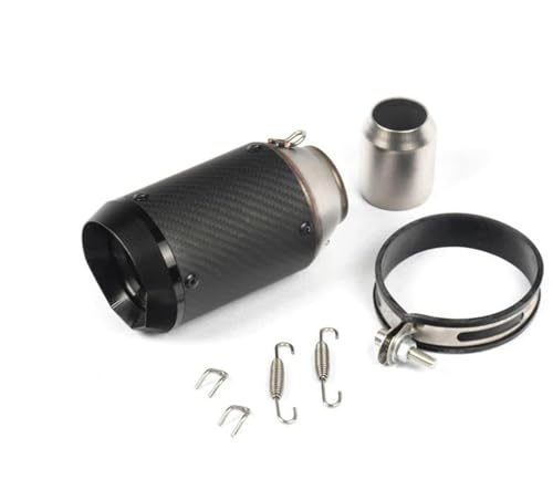 YFBH Motorrad-Auspuffrohr Für Yamaha FZ6 FZ 6, 51 Mm, Schalldämpfer, Schalldämpfer, Ersatzteil Endrohre(Farbe 9)