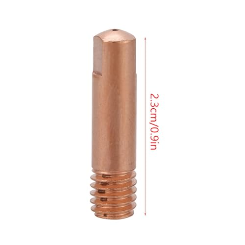 Ponta de contato de cobre de 20 peças para consumíveis de tocha de solda 15AK MIG/MAG 0,8/1,0 mm (1,